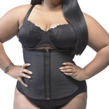 Plus Size "Clip & Zip" Waist Trainer - Triple Hook and Zippered Body Shaper! - UptownFab™