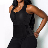 Plus Size Full Upper Body Sauna Vest - Waist Trainer and Sauna Suit in ONE! - UptownFab™