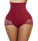 Sexy High Waist Slimming Shaper BoyShort with Lace Butt Lifter - UptownFab™