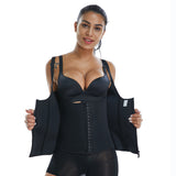 Waist Trainer Body Shaper - Supportive Zipper & 3 Hooks! - UptownFab™