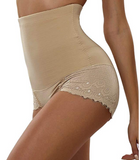 Sexy High Waist Slimming Shaper BoyShort with Lace Butt Lifter - UptownFab™