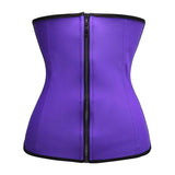 Plus Size "Clip & Zip" Waist Trainer - Triple Hook and Zippered Body Shaper! - UptownFab™