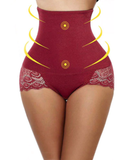 Sexy High Waist Slimming Shaper BoyShort with Lace Butt Lifter - UptownFab™