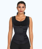Latex Waist Trainer Vest - Double Compression Straps with Supportive Zipper! - UptownFab™