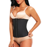 Latex Triple Hook Zippered Body Shaper! - "Clip & Zip" Waist Trainer - UptownFab™