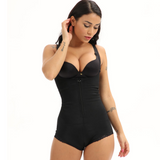 Zippered Sexy Bodysuit Waist & Stomach Shaper with Lace - UptownFab™