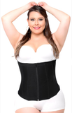 Plus Size "Clip & Zip" Waist Trainer - Triple Hook and Zippered Body Shaper! - UptownFab™