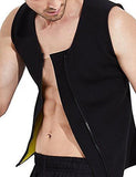 Men's Waist Training Zipper Sauna Vest - Burn Fat and Tone Up Fast! - UptownFab™
