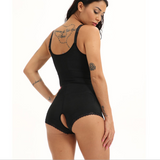 Zippered Sexy Bodysuit Waist & Stomach Shaper with Lace - UptownFab™