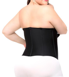 Plus Size Clip & Zip Waist Trainer - Triple Hook and Zippered Body Shaper! - UptownFab™