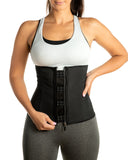 Latex Triple Hook Zippered Body Shaper! - "Clip & Zip" Waist Trainer - UptownFab™
