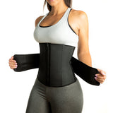 Latex Waist Trainer - Velcro Compression Straps ~ with Supportive Zipper! - UptownFab™