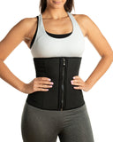 Latex Triple Hook Zippered Body Shaper! - "Clip & Zip" Waist Trainer - UptownFab™