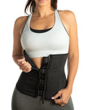 Latex Triple Hook Zippered Body Shaper! - "Clip & Zip" Waist Trainer - UptownFab™