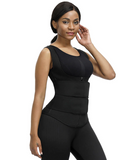 Latex Waist Trainer Vest - Double Compression Straps with Supportive Zipper! - UptownFab™