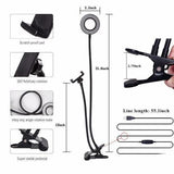 Professional Selfie Ring Light with Cell Phone Holder Stand for Live Stream - UptownFab™