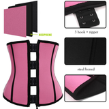 Plus Size "Clip & Zip" Waist Trainer - Triple Hook and Zippered Body Shaper! - UptownFab™