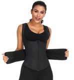 Waist Trainer Vest - Sweat Belt Fitness Trimmer ~ With Velcro & Zipper! - UptownFab™