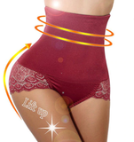 Sexy High Waist Slimming Shaper BoyShort with Lace Butt Lifter - UptownFab™