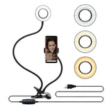 Professional Selfie Ring Light with Cell Phone Holder Stand for Live Stream - UptownFab™
