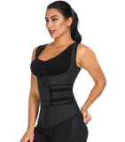 Waist Trainer Vest - Sweat Belt Fitness Trimmer ~ With Velcro & Zipper! - UptownFab™
