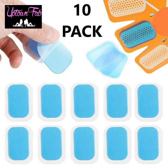 Replacement Gel Pads 10 Pack for Electric Abs Muscle Stimulator Devices - UptownFab™