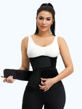 Latex Waist Trainer - Double Compression Straps with Supportive Zipper! - UptownFab™