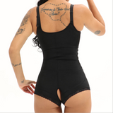 Zippered Sexy Bodysuit Waist & Stomach Shaper with Lace - UptownFab™