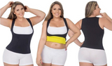 Plus Size Sauna Tank Top Sweat Body Shaper - Ab & Waist Slimming Weight Loss - UptownFab™