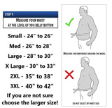 Waist Trainer for Men - Double Compression Strap Sweat Belt - Burn Stomach Fat!! - UptownFab™