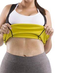 Plus Size Sauna Tank Top Sweat Body Shaper - Ab & Waist Slimming Weight Loss - UptownFab™