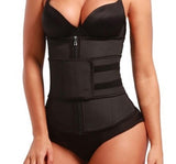 Latex Waist Trainer - Velcro Compression Straps ~ with Supportive Zipper! - UptownFab™