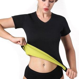 Womens's Sauna Shirt - Sweat Faster ~ Improve Your Figure! - UptownFab™
