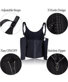 Waist Trainer Body Shaper with Supportive Zipper & 3 Hooks! - UptownFab™