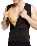 Men's Waist Training Zipper Sauna Vest - Burn Fat and Tone Up Fast! - UptownFab™