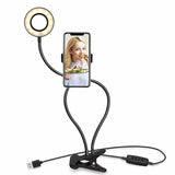 Professional Selfie Ring Light with Cell Phone Holder Stand for Live Stream - UptownFab™